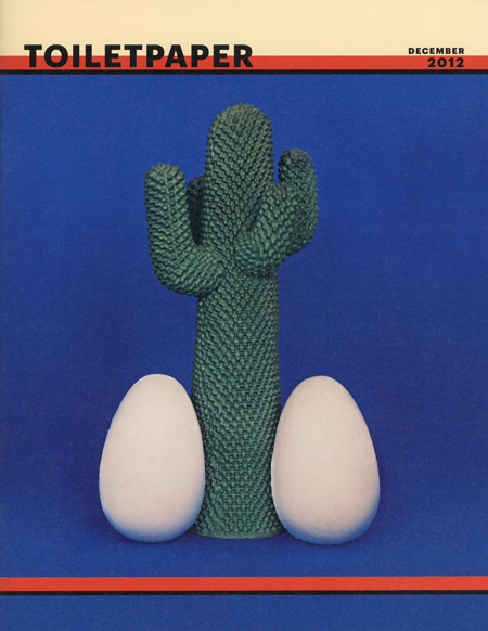 【美品】TOILETPAPER MAGAZINE N°8 - JUNE 2013 Toiletpaper Magazine N°8 - June 2013 - Perrotin Store Paris