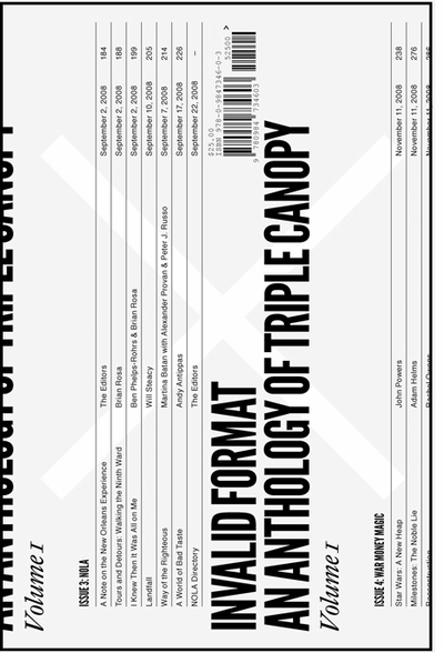 Triple Canopys Invalid Format launches in New York City; Reviewed in The New York Times 