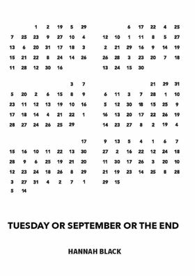 Tuesday or September or The End