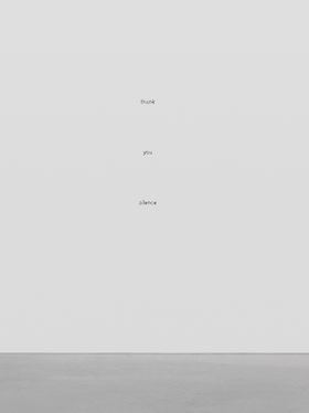 Ugo Rondinone: Thank You Silence