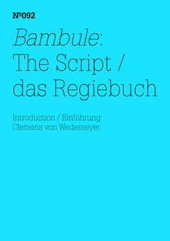 Ulrike Meinhof & Eberhard Itzenplitz: Bambule, The Script