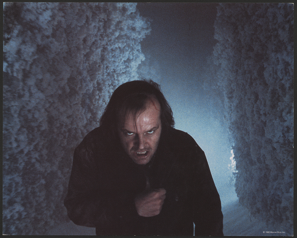 Jack Nicholson as Jack Torrance in Stanley Kubrick