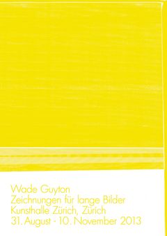 Wade Guyton: Zeichnungen fr Lange Bilder