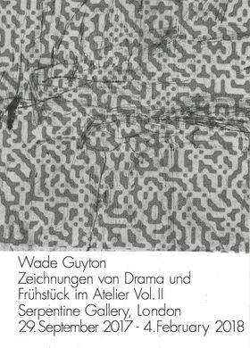 Wade Guyton: Zeichnungen von Drama und Frhstck im Atelier Vol. II