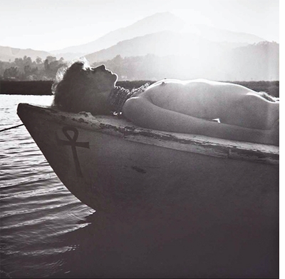 Wallace Berman: American Aleph, Shirley Berman in boat