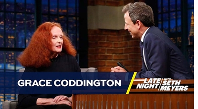 Watch Grace Coddington on Late Night with Seth Meyers