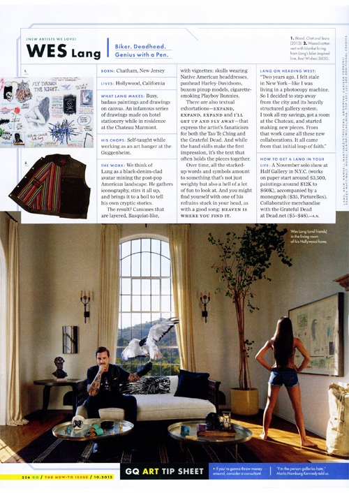 Wes Lang & PictureBox Publisher Dan Nadel Featured in GQ