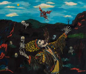 Wes Lang: The Black Paintings