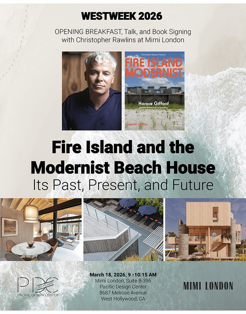 Westweek 2026 kicks off with Christopher Rawlins discussing Fire Island and the Modernist Beach House