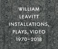 William Leavitt: Installations, Plays, Video, 19702018