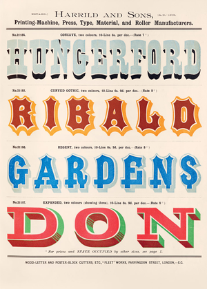 Wood Type Creative Papers