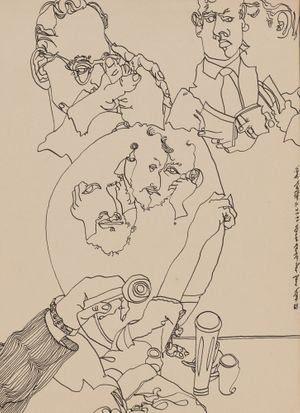 Writing a Chrysanthemum: The Drawings of Rick Barton