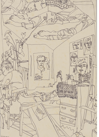 Writing a Chrysanthemum: The Drawings of Rick Barton is a Pride Month Staff Pick 