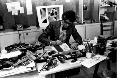 Yves Saint Laurent's Studio: Mirror and Secrets