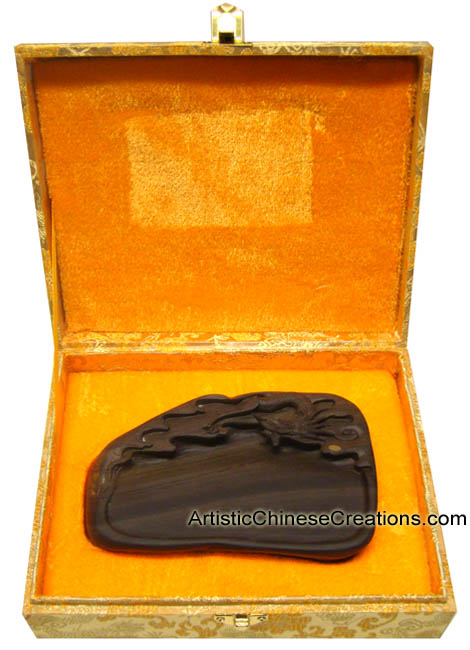 Dalidasy 5 Inches Calligraphy Inkstone Chinese Duan Yan Inkslab Ink Stone Chinese Calligraphy Sumi Drawing Kanji Ink Well 9 thumbnail image