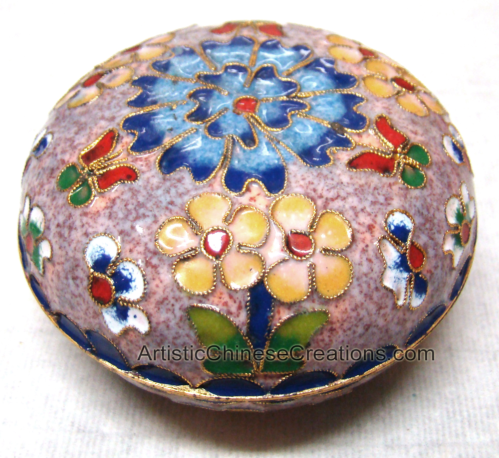 Chinese Cloisonne Jewelry Box, Chinese Gifts, Chinese Crafts