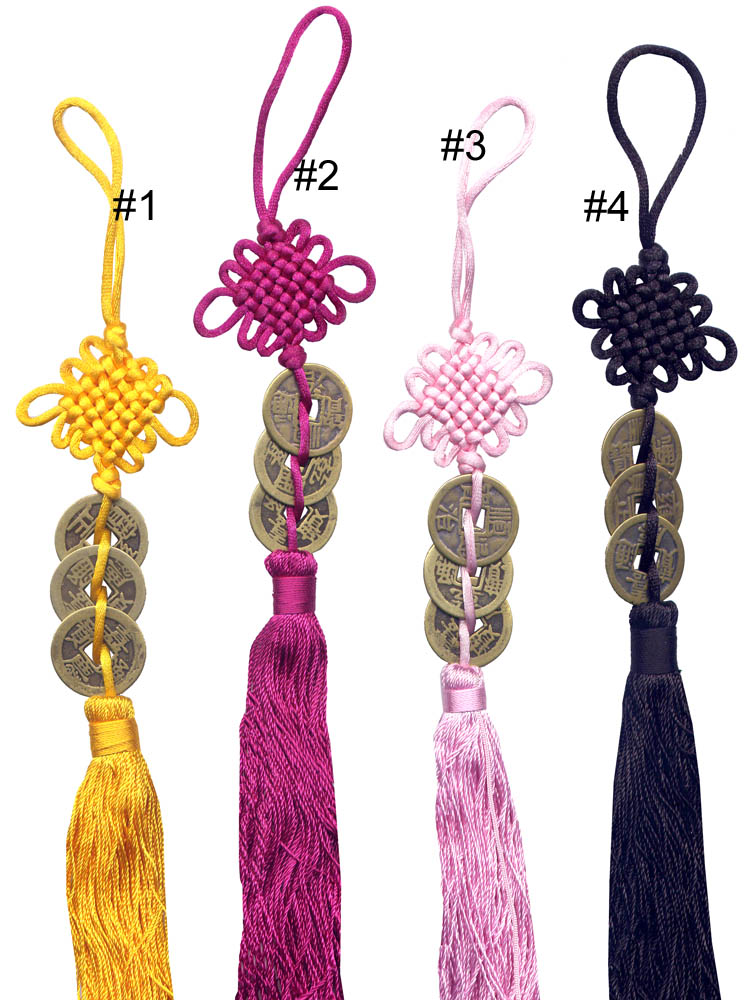 Chinese Feng Shui Knots Lucky Coins / Wealth, Chinese Traditional Knots