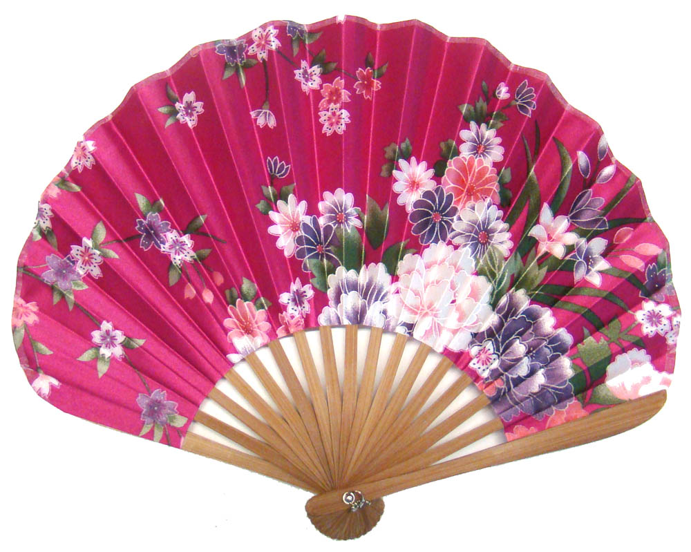 Chinese Hand Fan Flowers, Chinese Hand Fans, Oriental Fans