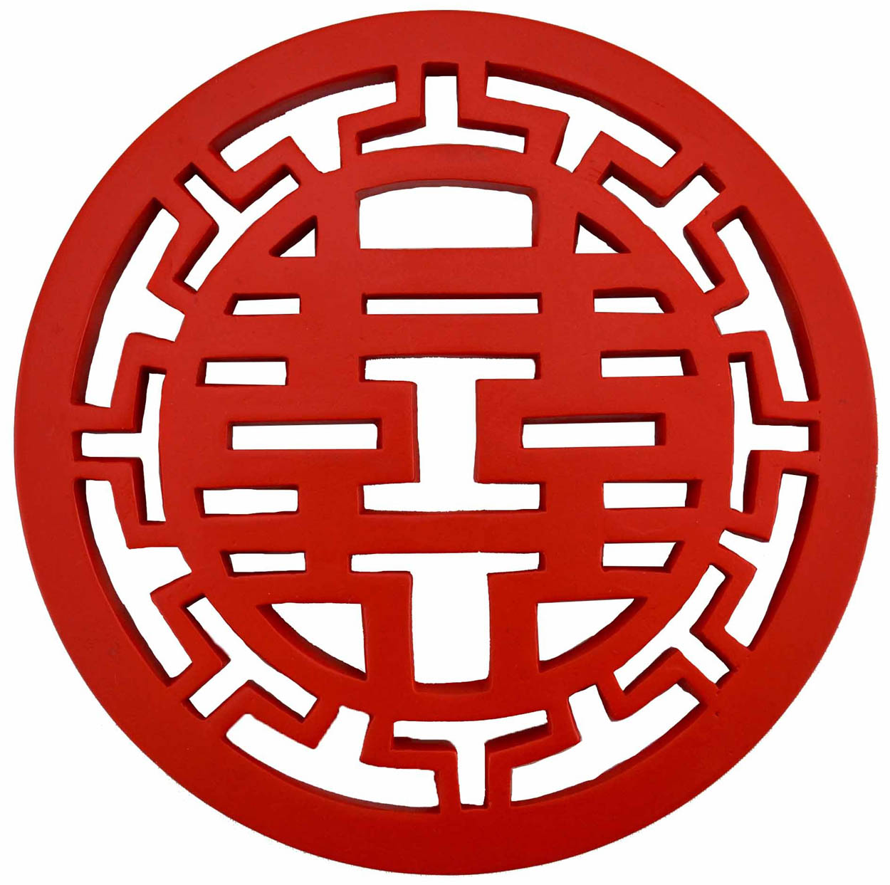 Chinese Resin Trivet Double Happiness, Chinese Tea Cup Sets, Chinese Housewarming Gifts