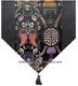 Chinese Silk Table Runner - Good Fortune, Longevity & Wealth Symbols #54