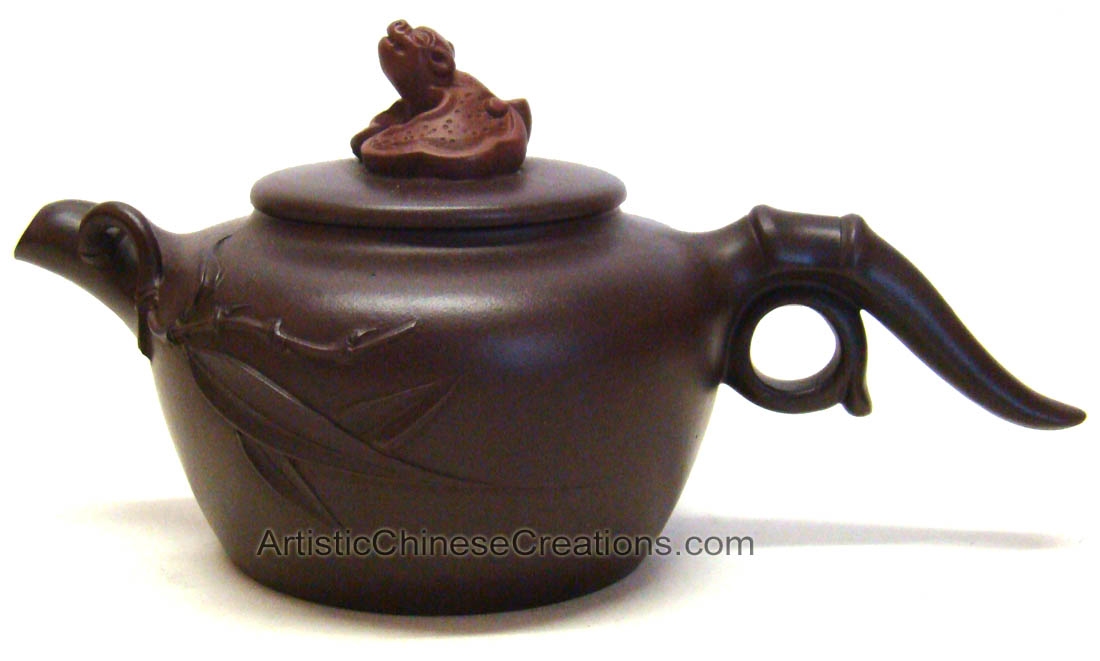 Chinese YiXing Zisha Teapot Bat / Good Fortune, Traditional Chinese