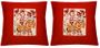 Linen Cushion Covers - Chinese Folk Art #22 (pair)