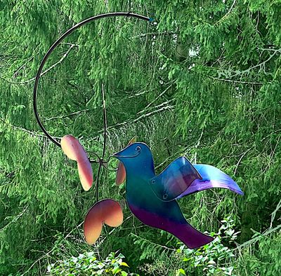 NEW!  BIRD "N FLOWER SPINNER