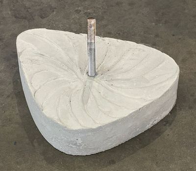 CEMENT BASE FOR GARDEN WHEEL