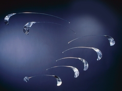 FEATHER ALUMINUM Hanging Mobile