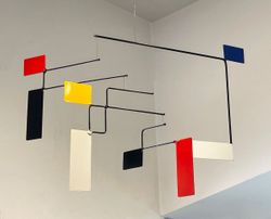 MID CENTURY MODERN PAINTED MOBILE