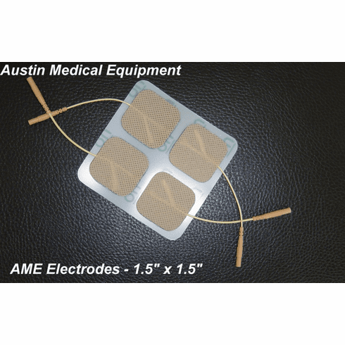 120 - 1.5" X 1.5" Self Stick Reusable Electrodes