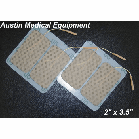 20 - 2" X 3.5" Self Stick Reusable Electrodes