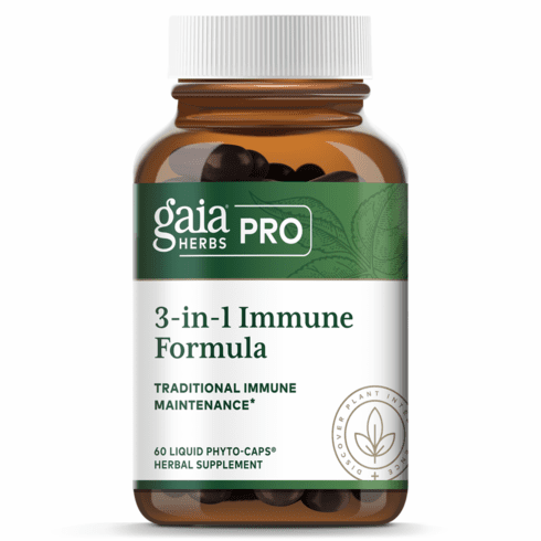 3-In-1 Immune Formula (Formerly Astragalus Supreme) 60 Capsules By Gaia Herbs
