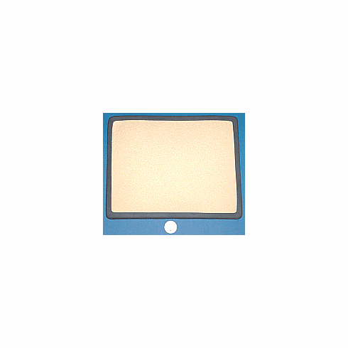 8" X 10" Rubber Pad W/Sponge Insert