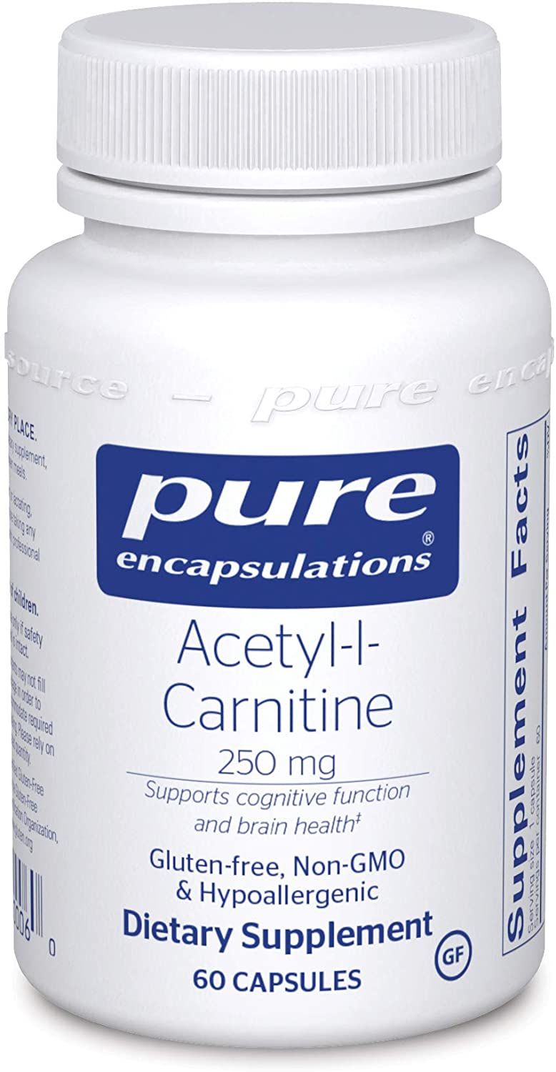 Acetyl-L-Carnitine 250 Mg 60 Vcaps By Pure Encapsulations