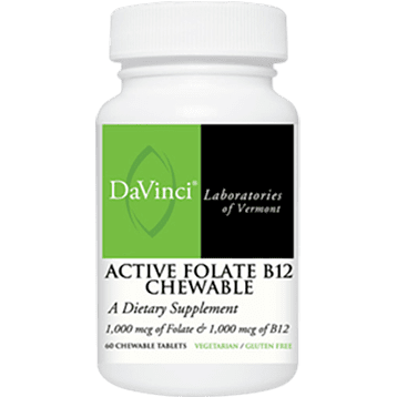 Active Folate B 12 Chewable 60 C By Davinci Labs