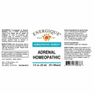 Adrenal Homeopathic 2 oz By Energique - PKG. 2