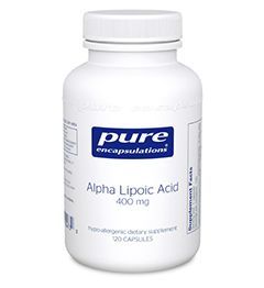 Alpha Lipoic Acid 400 Mg 120 Vc By Pure Encapsulations