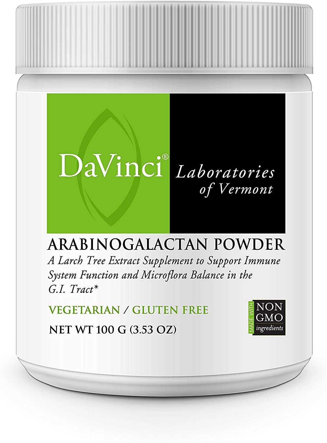 Arabinogalactan Powder (100) 20 Servings By Davinci Labs