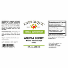 Aronia (FRUIT)(25%) 2 Oz. By Energique - PKG. 2