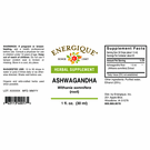 Ashwagandha - Liquid Herb By Energique - PKG. 2