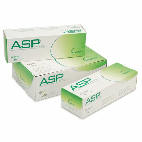 Asp Titanium - Semi-Permanent Ear Needles Box Of 80