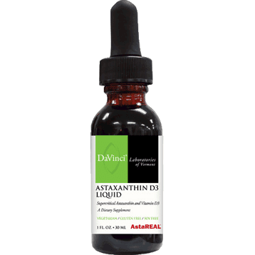 Astaxanthin D3 Liquid 30 Servings By Davinci Labs