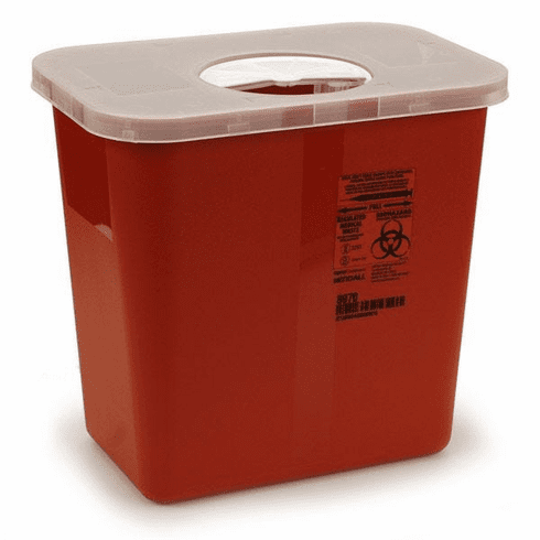 Alcohol Dispensers, Bio-Hazard Containers & Sharps Disposals