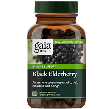 Black Elderberry 120 Vegan Caps By Gaia Herbs