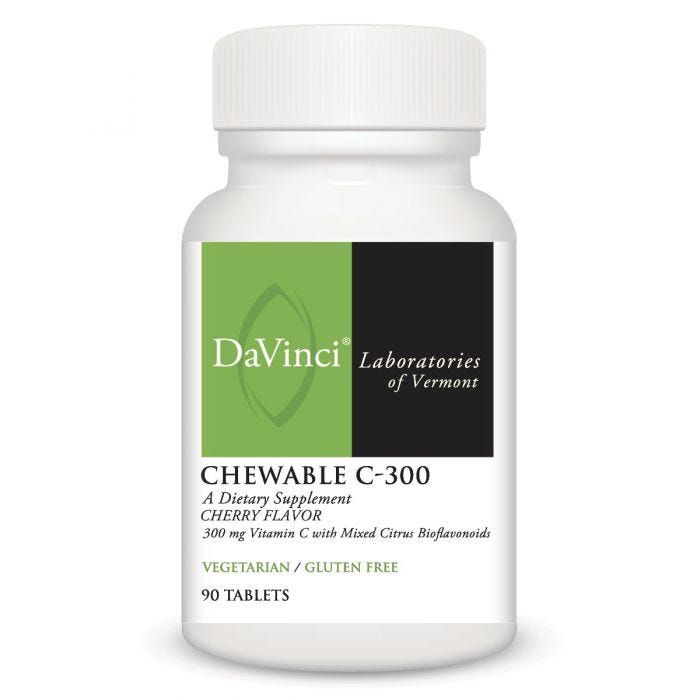 Chewable C-300 Cherry Flavor 90 T By Davinci Labs