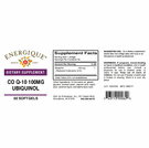 Co Q-10 100 Mg Ubiquinol By Energique - PKG. 2