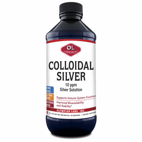 Colloidal Silver 50 MCG 8 Fl Oz by Olympia Labs