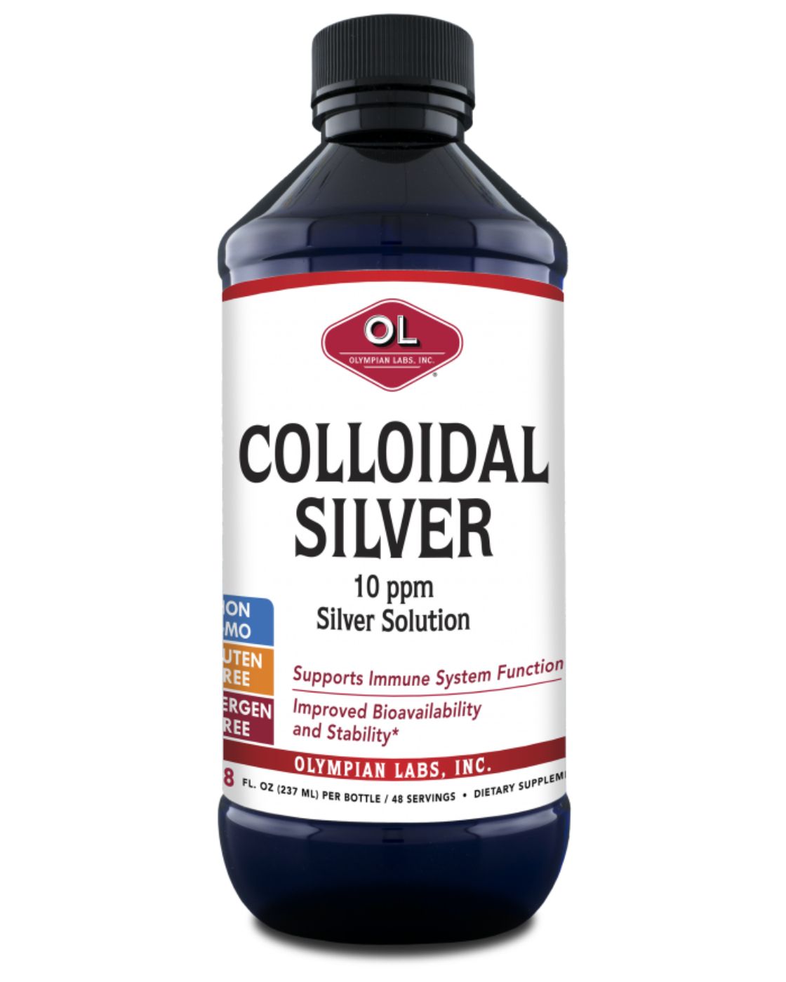 Colloidal Silver 50 MCG 8 Fl Oz by Olympia Labs