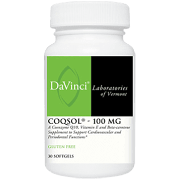 CoQsol 100 Mg 30 C By Davinci Labs